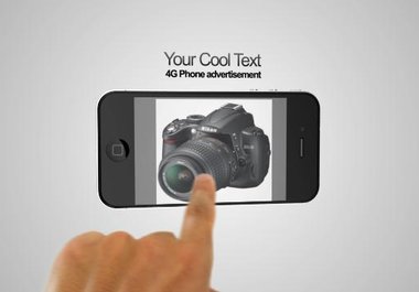 create impressive video of 4g phone for your products or any thing big1