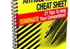 give you a copy of Article Writers Cheat Sheet with 1 FREE Gig