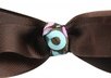ship you a Chocolate Brown with Aqua Dots Boutique Bow