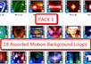give You 18 High Quality Video Background Motion Loops To Make Your Videos Stand Out From The Crowd On Youtube And Across Cyber Space