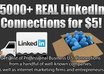 give 5000+ LinkedIn Connections