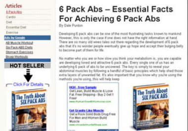 sell 12 High Gravity Clickbank ,Adsense,Amazon Sites and Websites filled with ARTICLES related to the niche big1