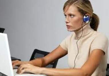 transcribe 10 minutes or 650 words of your business presentation,speech,audio,video,interview,webinar,project research or conference calls big1