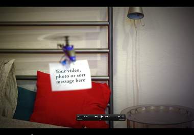 put your name, video or picture on my RC helicopter and send you the video big1
