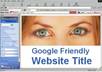 create Website TITLE And Tag For Your Page In Google Style small1