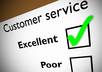write about your companys excellent customer service