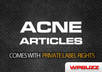 send you 570 Acne articles with private label rights included