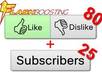 350 youtube subscribers and 350 youtube likes in 1 day small1