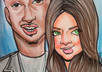 draw a caricature of you or a friend and snail mail it to you