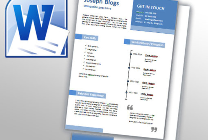 curriculum vitae word templates