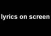 make lyrics video with great effect of any song