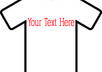 create the correct format graphic for your custom T shirt text