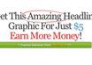 create a graphic headline and subheadline small1