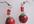 make a pair of  polymer clay apples for your teacher on the first day of school