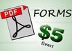 develop a interactive fillabe PDF form on Adobe Acrobat X Pro suite