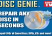 sell you a new as seen on TV disk repair kit called Disc Genie that miraculously fixes your cd dvd and video games discs small1