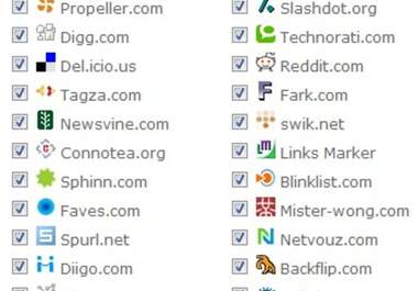 create a set of a socialmarker account with profile urls and rss feed urls big1