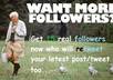 send 15 real/authentic Twitter users to follow you who retweet your latest post too