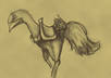 sketching a original creature concept