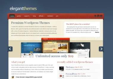 provide you with 5 elegant wordpress theme of your choices big1
