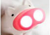 send you a cute mini flashlight pig keychain including batteries
