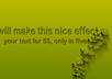 create this green wall effect with any text you want small1