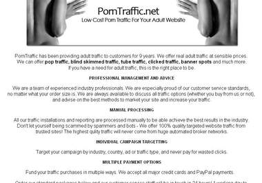 send 1000 Premium Adult English traffic to your website and login to your own stats area big1
