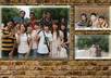 place your 2 or more photos, looking like hanging on wall