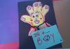 have Handsome the Puppet Say A Birth Announcement of your Baby Boy or Baby Doll small1