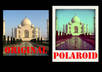 create 10 digital polaroids from 10 of your images or photos