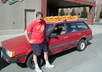 advertise your company on the back of my car for a two weeks