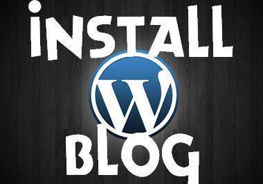 install A Search Engine Optimized WP Blog For Your Business big1