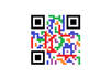 create a colorful QR code with your web address and send you the file in png and jpg format