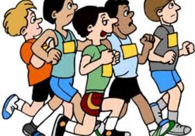run at least 3 miles around town with your message, link, or anything on my back or front big1