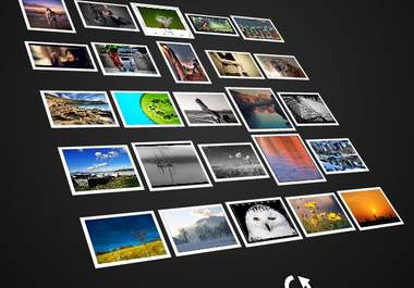 create a amazing flash image gallery with nice 3D effects big1