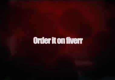 make this horror movie intro with your titles big1
