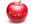 carve your logo or text into an apple