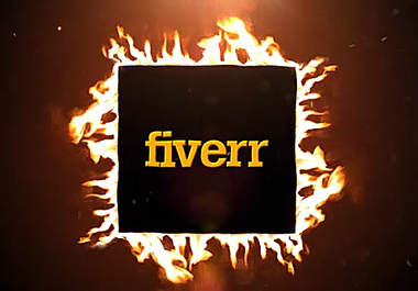 create an awesome FIRE video of your logo big1