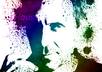 create a unique artistic splatter silhouette effect of you or a friend