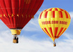type your text professionally with 6 awesome different types, with clouds, sea shells, on sand beach, stones and on a hot air balloon
