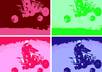 create 10 pop art photos from your original photos