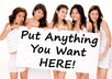 add anything you want to the sign these hot Asian girls are holding