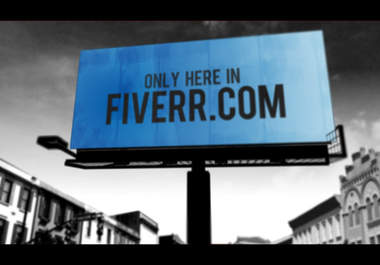 edit this BILLBOARD video promo and put your company name or text logo or your photo image in the billboards big1