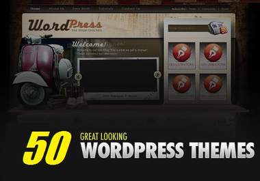 give you 50 GREAT looking wordpress blog themes big1