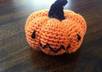 send you a decorative crocheted Halloween pumpkin pincushion