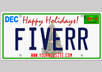 create Unique Custom High Quality Christmas License Plates Grahics small1