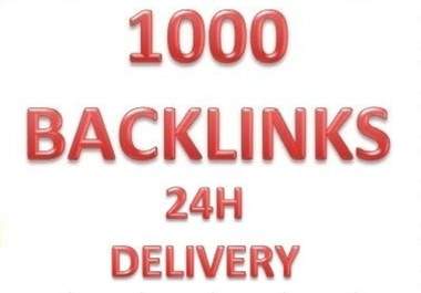 build 1000 VERIFIED Guaranteed Backlinks + Free Bonus big1