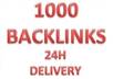 build 1000 VERIFIED Guaranteed Backlinks + Free Bonus