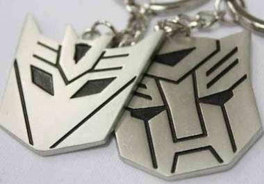 send you pair of Transformers Keychain just big1