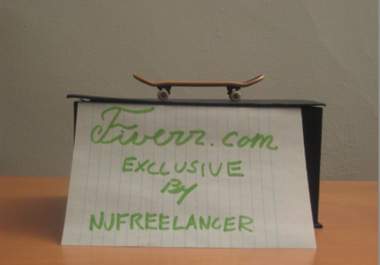 skateboard over your hand written message big1